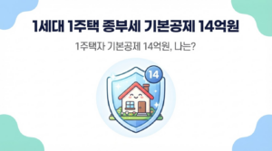 1세대 1주택자 종부세 기본공제 14억원 상향