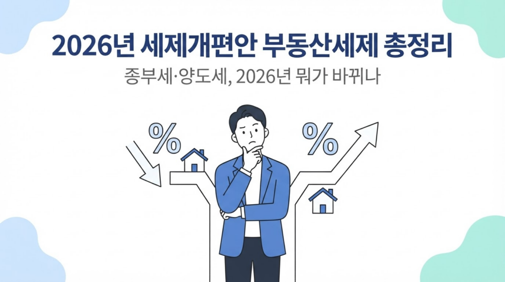 2026년 세제개편안 부동산세제 총정리