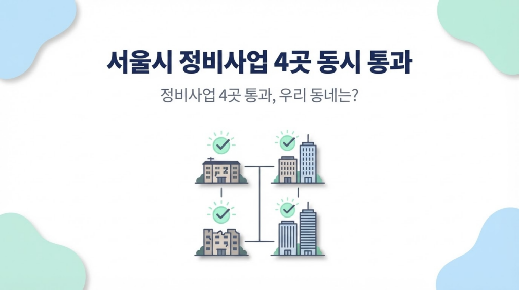 서울시 정비사업 4곳 동시 통과