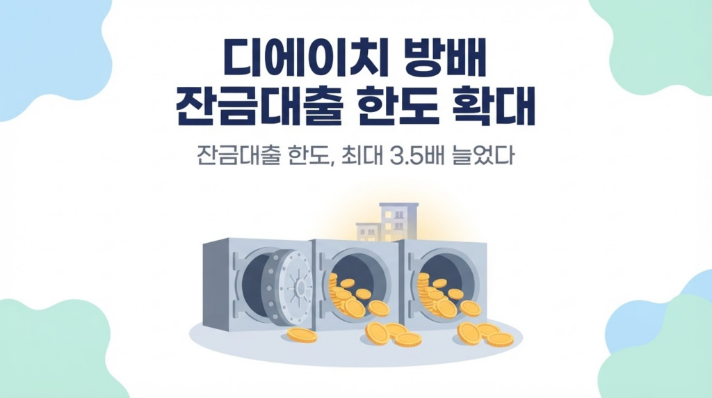 디에이치 방배 잔금대출 한도 확대