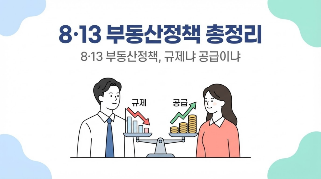 8·13 부동산정책 총정리