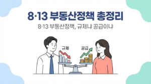 8·13 부동산정책 총정리