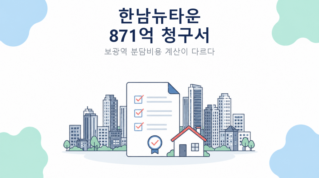한남뉴타운 871억 청구서 썸네일