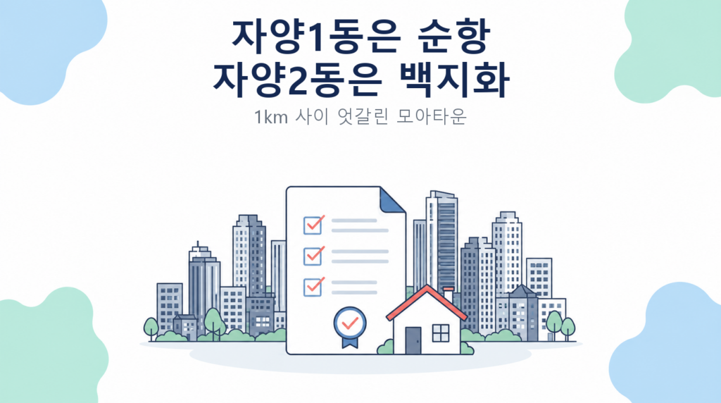 자양1동은 순항 자양2동은 백지화 썸네일