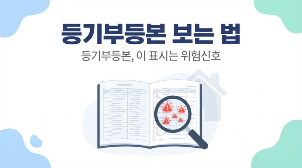등기부등본 보는 법