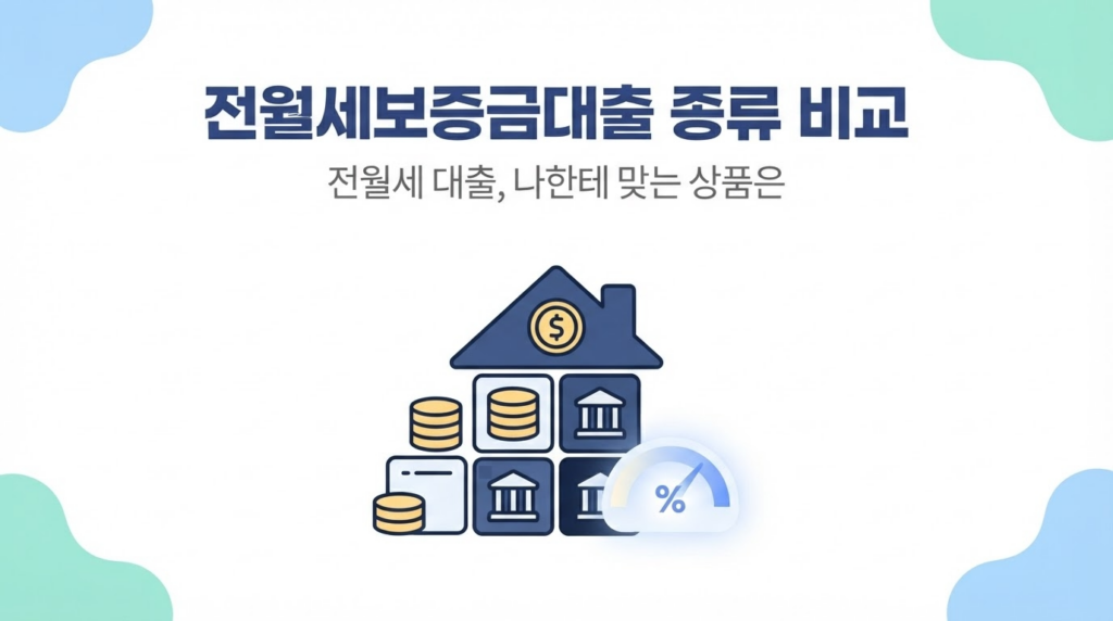 전월세보증금대출 종류 비교