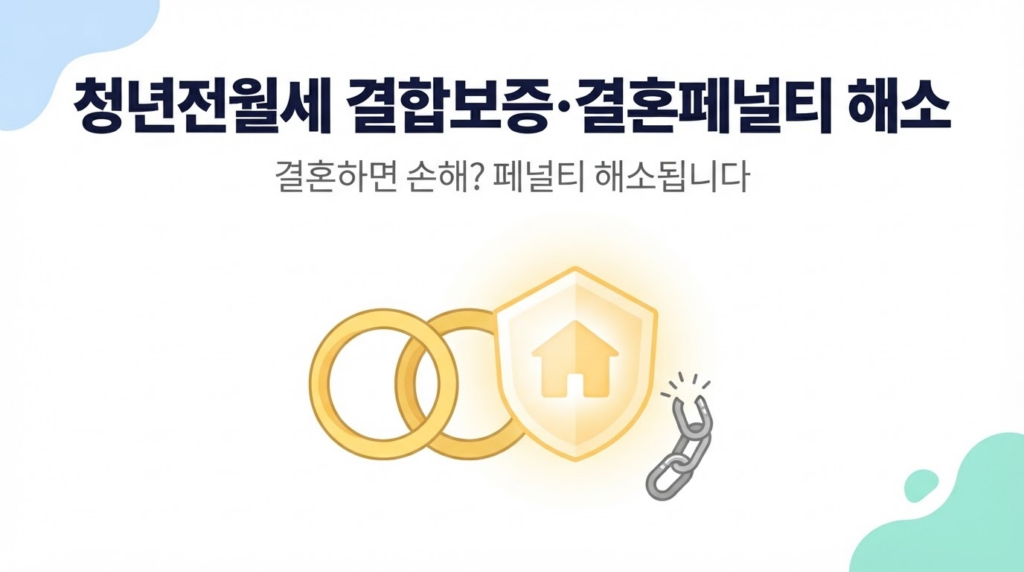 청년전월세 결합보증 & 보금자리론 결혼페널티 해소