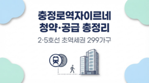 충정로역자이르네 청약·공급 총정리 — 2·5호선 초역세권 299가구 대표 이미지