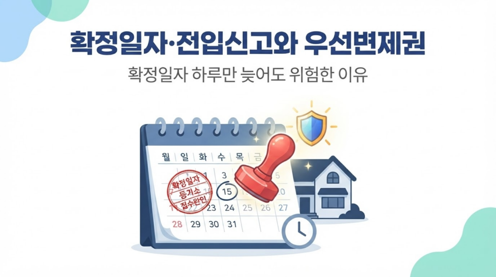 확정일자·전입신고와 우선변제권