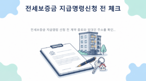 전세보증금 지급명령 신청방법과 송달 이의신청 소송 전환 안내