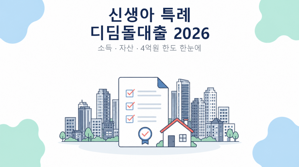 신생아 특례 디딤돌대출 2026 썸네일