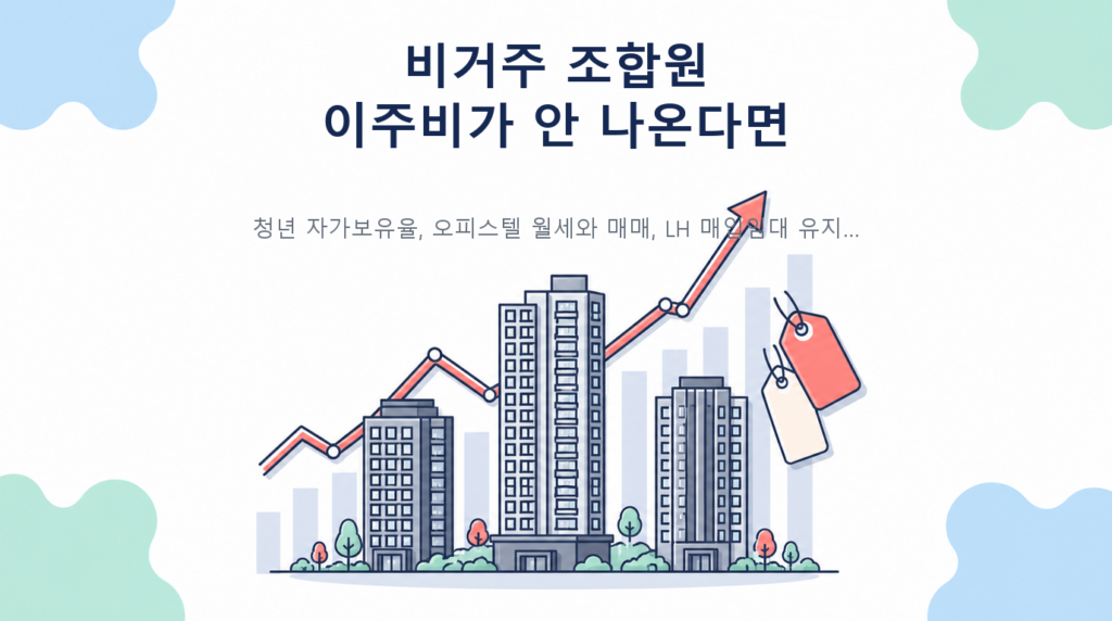 재건축 이주비 대출, 비거주 조합원은 왜 막힐까—보증금 반환부터 추가이주비까지 핵심 내용 안내