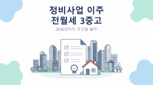 서울 정비사업 이주와 전월세 공급 부족 점검