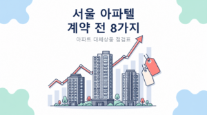서울 아파텔 청약 전 여덟 가지 계약 점검표